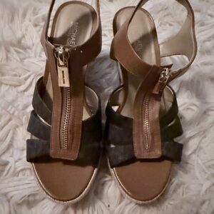 Michael Kors Brown and Black Heels